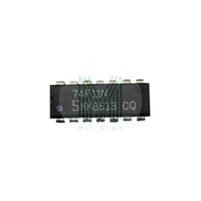 74F11N DIP-14 Logic Integrated Circuit - Mil Stok 74F11N DIP-14 Logic Integrated Circuit - Mil Stok